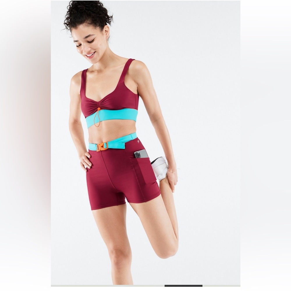 Fabletics shorts and sports bra set